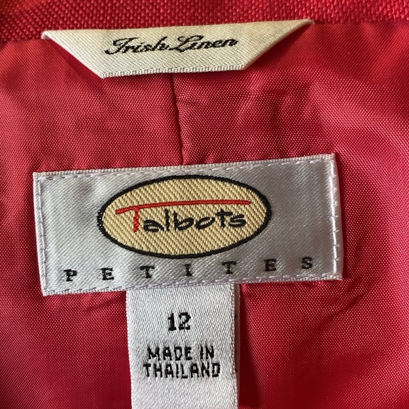 Talbots Irish Linen jacket - Picture 3 of 3